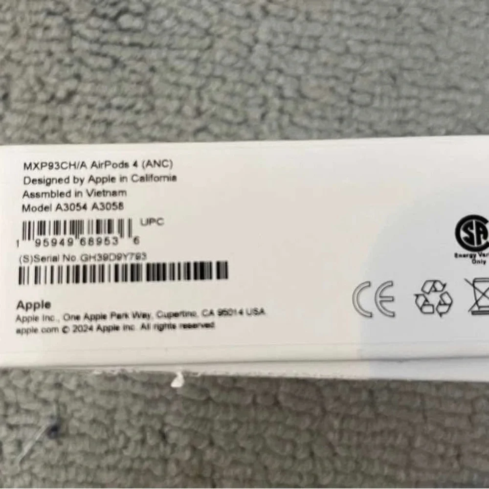 Apple AirPods 4 (ANC) Wireless Earbuds